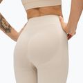 Dámske tréningové legíny Gym Glamour push up beige 375 5