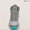 Pánska turistická obuv HOKA Trail Code GTX galactic grey/electric aqua 15