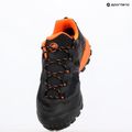 Pánske trekové topánky Mammut Ducan II Low GTX black/ dark tangerine 9