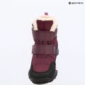 Juniorské snehule Geox Trekkyup ABX burgundy 15