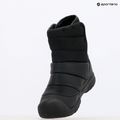 Detské trekové topánky KEEN Puffrider WP black/steel grey 9