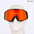 Lyžiarske okuliare UVEX Gravity FM black matt/mirror red orange clear 7