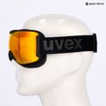 Lyžiarske okuliare UVEX Downhill 2100 CV black matt/mirror orange yellow 7