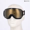 Lyžiarske okuliare UVEX Downhill 2100 CV black matt/mirror cooper green 7