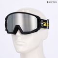 Lyžiarske okuliare UVEX Athletic CV black matt/mirror silver green 7