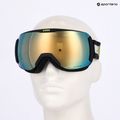 Lyžiarske okuliare UVEX Downhill 2100 CV Race black matt/mirror gold clear 7