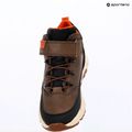 Junior topánky Geox Flexyper Plus brown cotto/black 18