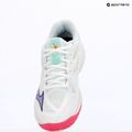 Detská volejbalová obuv Mizuno Lightning Star Z7 white/violet indigo/camellia rose 11