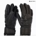 Pánske lyžiarske rukavice Descente 5 Finger Leather black 7
