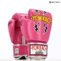 Pánske boxerské rukavice YOKKAO Stadium fuchsia 8