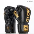 Boxerské rukavice Fairtex Glory Competition Lace Velcro black 8