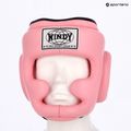 Boxerská prilba WINDY Genuine Leather pink 6