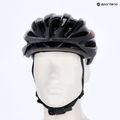 Cyklistická prilba Giro Revel čierna jasne červená 11