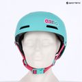 Detská cyklistická prilba Giro Dime FS matte screaming teal 7