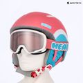 Detská lyžiarska prilba HEAD Maja Set + Gogle Jr pink/blue/silver red 9