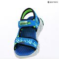 Detské sandále SKECHERS Mega Splash black/blue/lime 9