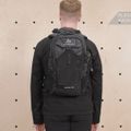 Turistický batoh KADVA vrecko na laptop 25 l čierny 13
