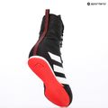 Boxerské topánky adidas Box Hog 4 core black/cloud white/pure ruby 9