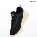 Dámske topánky Calvin Klein YW0YW01855 Eva Runner Sock Mg Tech Mix black/pistachio/white jade 9