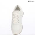 Dámske topánky Calvin Klein HW0HW02574 Runner Lace Up Mono Pu Triple Bright White 9