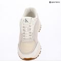 Pánske topánky Calvin Klein YM0YM01289 Hike Runner HF Leather Mix bright white/creamy white/eggshell 9