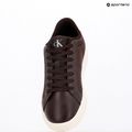 Dámske topánky Calvin Klein YW0YW01781 3 Cupsole Laceup PU MG burgundy/bright white 9