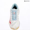 Dámske volejbalové topánky Mizuno Wave Voltage 2 white/calypso coral/pale banana 9