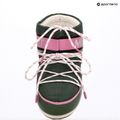 Dámske snehové topánky Moon Boot Icon Low Space Racing forest green/silver/pink 10