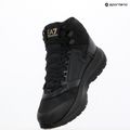 Topánky EA7 Emporio Armani Ice Altura full black / gold 11
