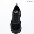 Topánky EA7 Emporio Armani Black & White Suede triple black micropunch 11