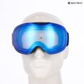 Lyžiarske okuliare Red Bull SPECT Bent Photo black/light blue with blue chrome x 6