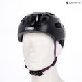 Detská cyklistická prilba ABUS Youn-I 2.0 black violet 8