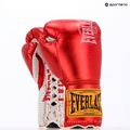 Kožené boxerské rukavice Everlast Fight  červené 3