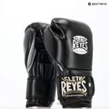 Boxerské rukavice Cleto Reyes Velcro Sparring black/silver 3