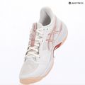 Dámske volejbalové topánky ASICS Netburner Ballistic FF 4 white/rose red 9