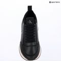 Dámske topánky Calvin Klein HW0HW03118 Retro Runner Sock PANL Leather Neo black/crystal grey 9