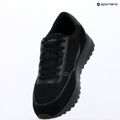 Pánske topánky Calvin Klein HM0HM02215 City Runner Laceup Nylon Recycled Suede triple black 9