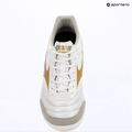 Futbalové kopačky Mizuno Morelia Sala Elite IN white/football gold/galaxy silver 12