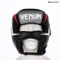 Boxerská prilba Venum Elite Iron čierna/červená 3