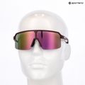 Slnečné okuliare UVEX Ramp burgundy matt/mirror rose 7