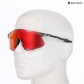 Slnečné okuliare 100% Hypercraft black chrome/hiper red mirror 6