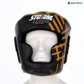 Boxerská prilba StormCloud Lynx black/gold 15