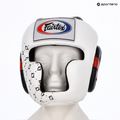 Boxerská prilba Fairtex Super Sparring white/black 6