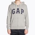 Pánska mikina GAP XLS FT Arch FZ HD b10 grey heather 2