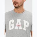Pánske tričko GAP Logo Original T-shirt grey heather 4