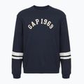 Pánska mikina GAP Logo Piping Crewneck blue navy