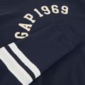 Pánska mikina GAP Logo Piping Crewneck blue navy 3