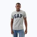 Pánske tričko GAP Soft Basic Logo heather grey