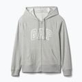 Dámska mikina GAP French Fullzip Logo Hoodie light heather grey 3