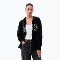 Dámska mikina GAP French Fullzip Logo Hoodie true black